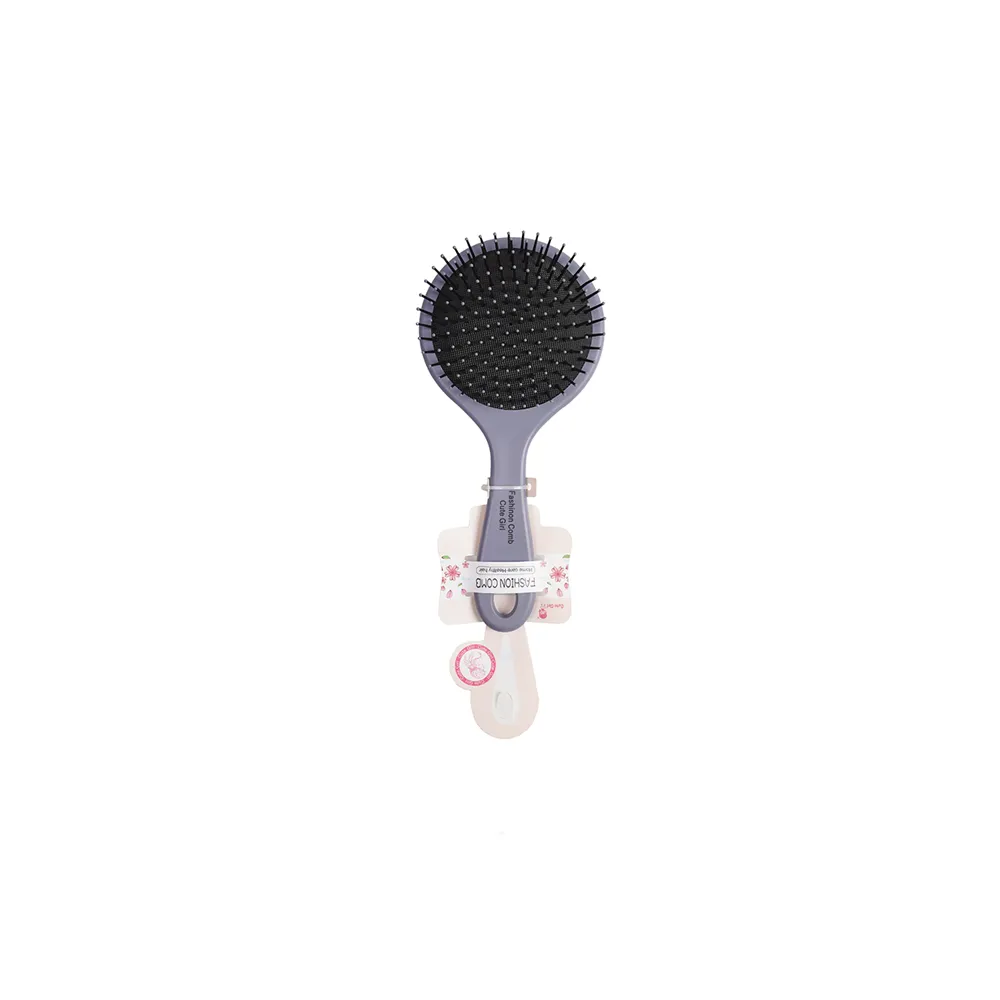 برس مو گرد فانتزی فشن کمب FASHION COMB عدم کشیدن مو بدنه محکم خوش دست طول 21 عرض 10