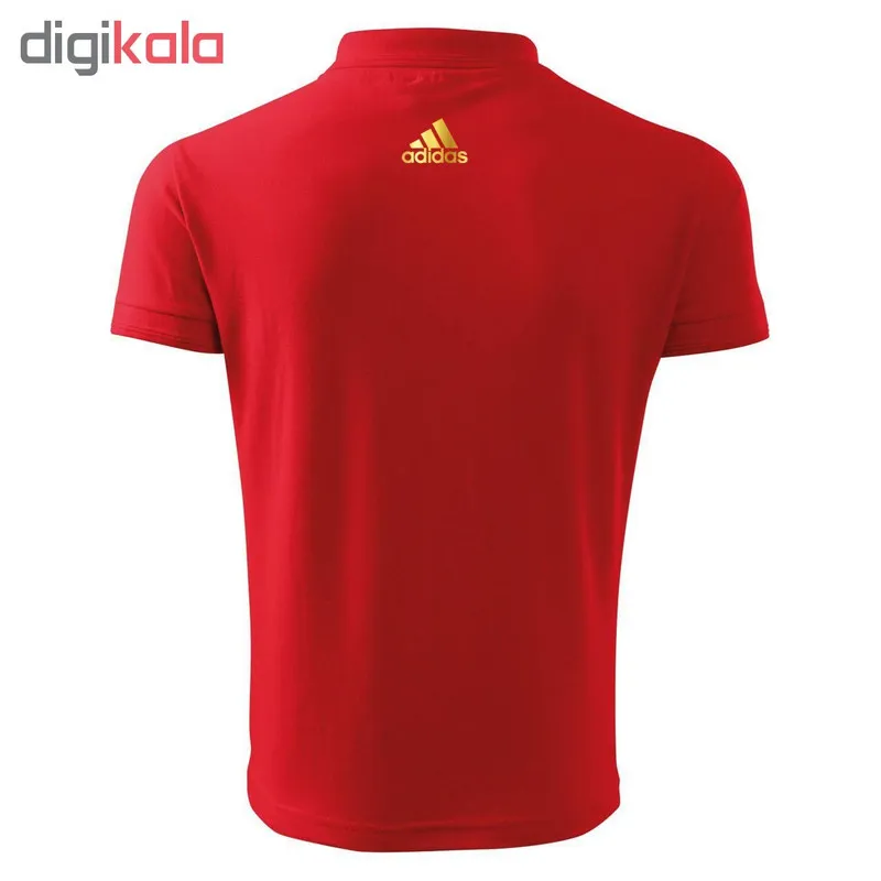 پولوشرت مردانه طرح یوونتوس مدل R1804 جودون یقه برگردان آستین کوتاه اسپرت روزمره ایران