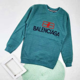 بلوز پسرانه یقه گرد طرح BALENCIAGA پارچه پنبه کبریتی